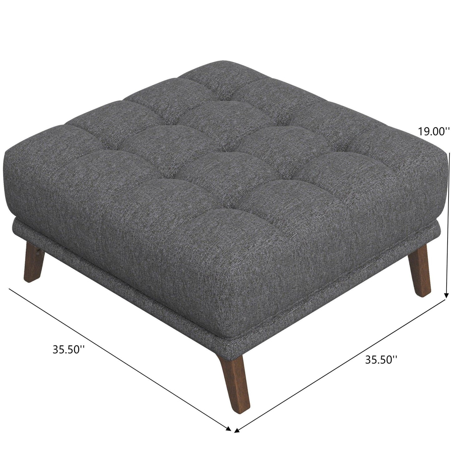 Addison - Square Upholstered Ottoman