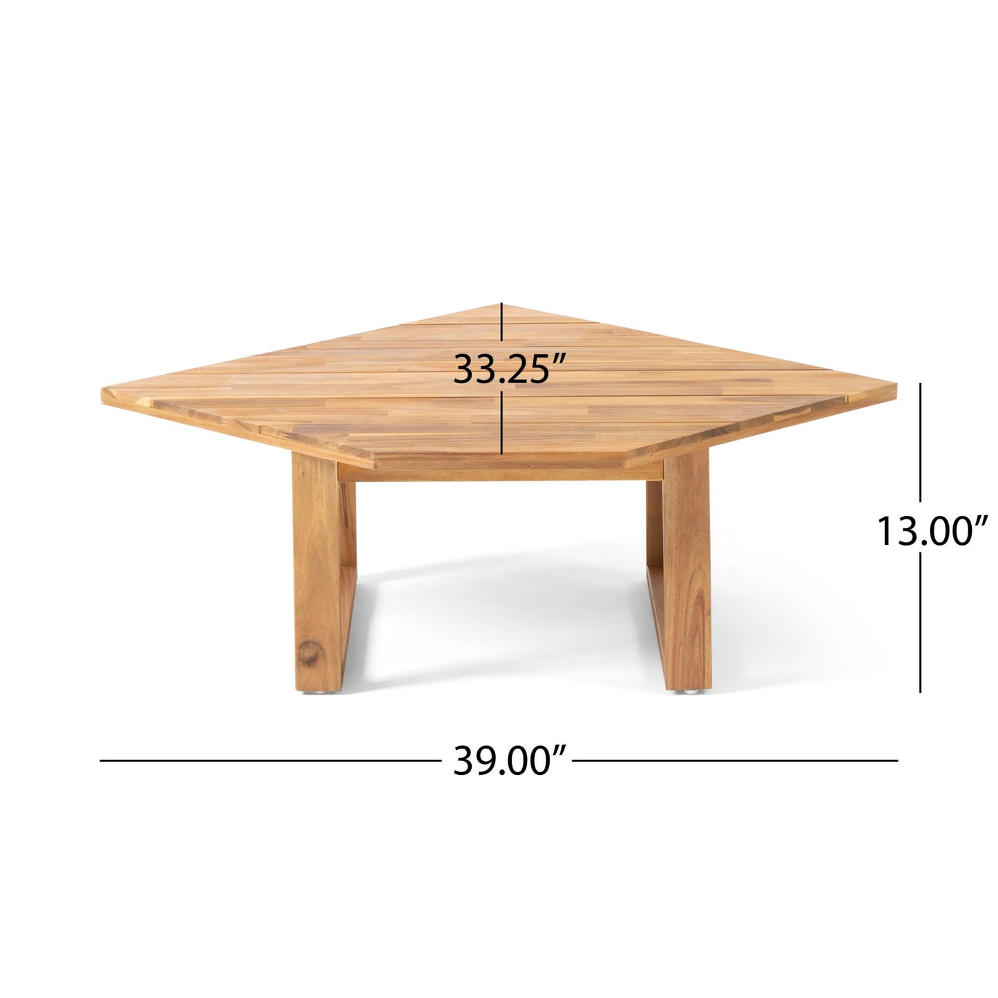 Mirabelle - Corner Chair, Coffee Table - Teal