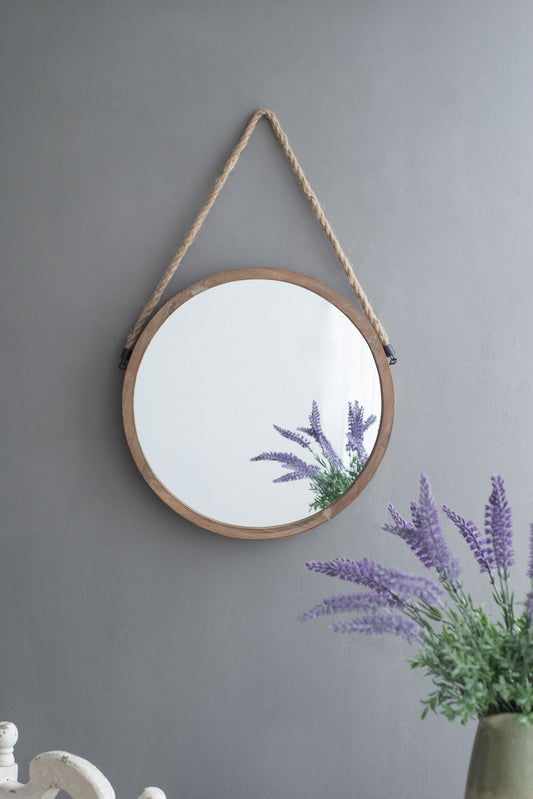 Rally - Wood Mirror - Brown