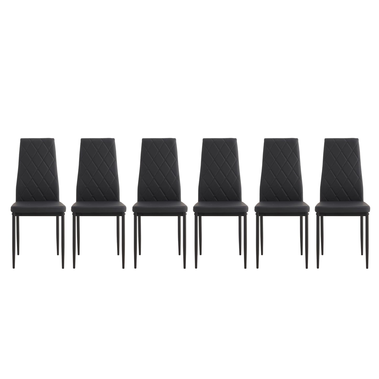 Modern Dining Chair With Diamond Design