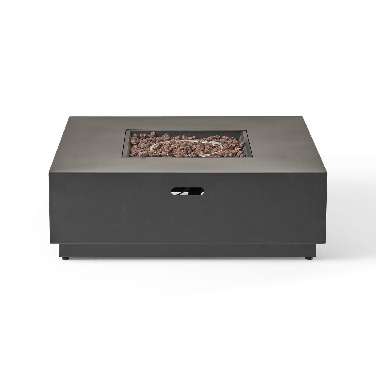 Modern Square Fire Pit With 50,000 Btu