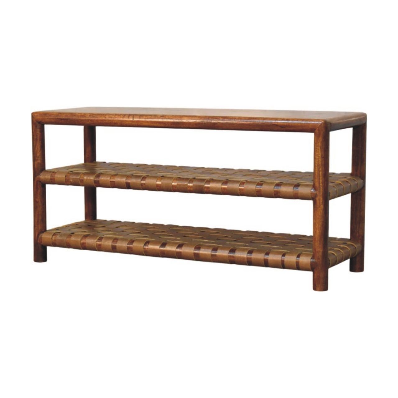 Regency - Woven 2 Slot Shoe Rack - Brown