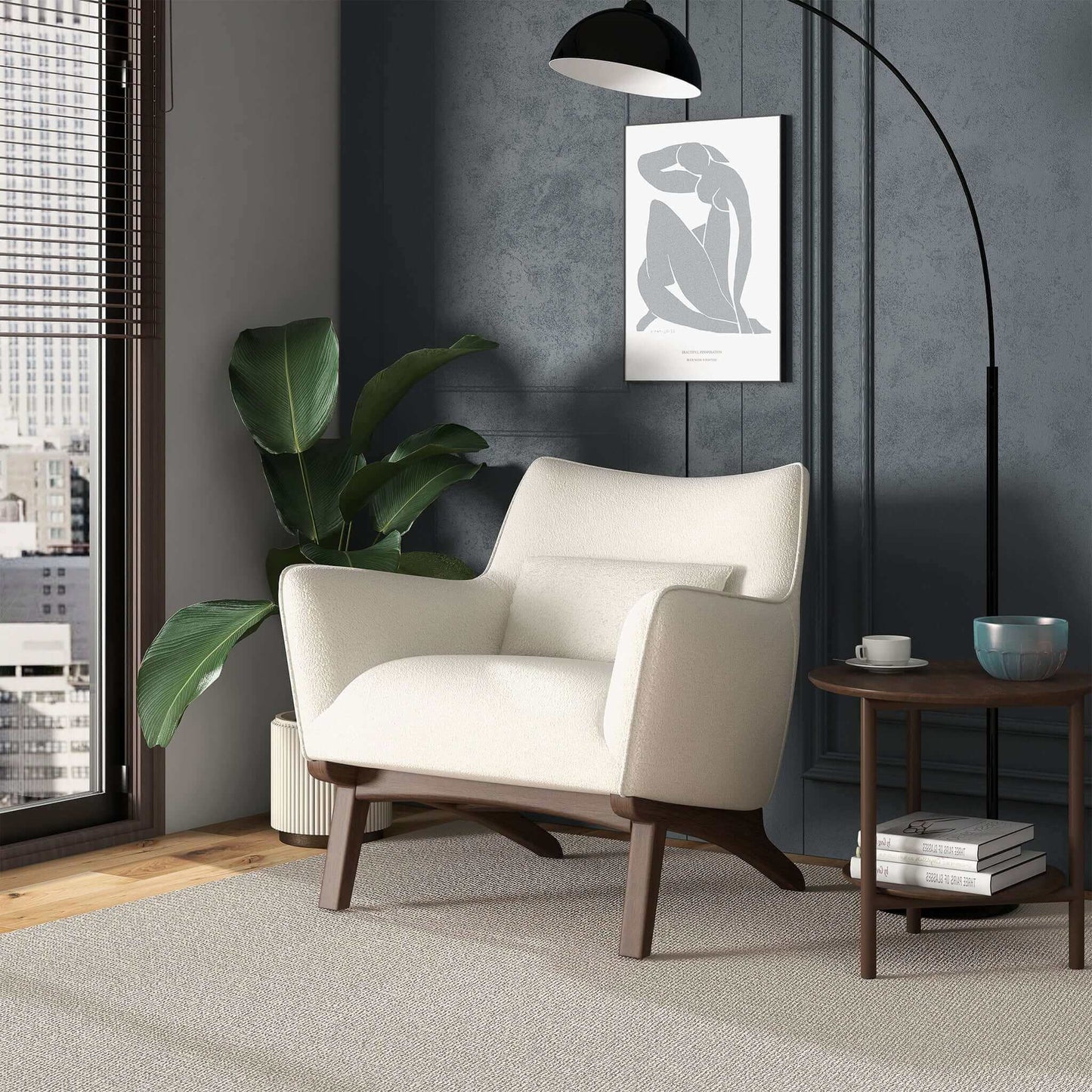 Brayden - Mid-Century Moder Armchair