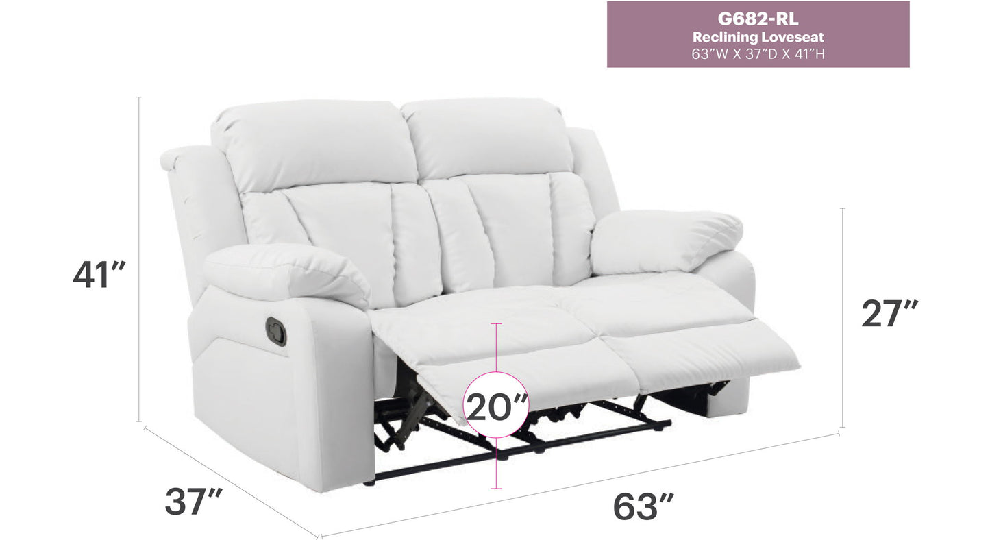 Cozy Padded Love Seat For Relaxation