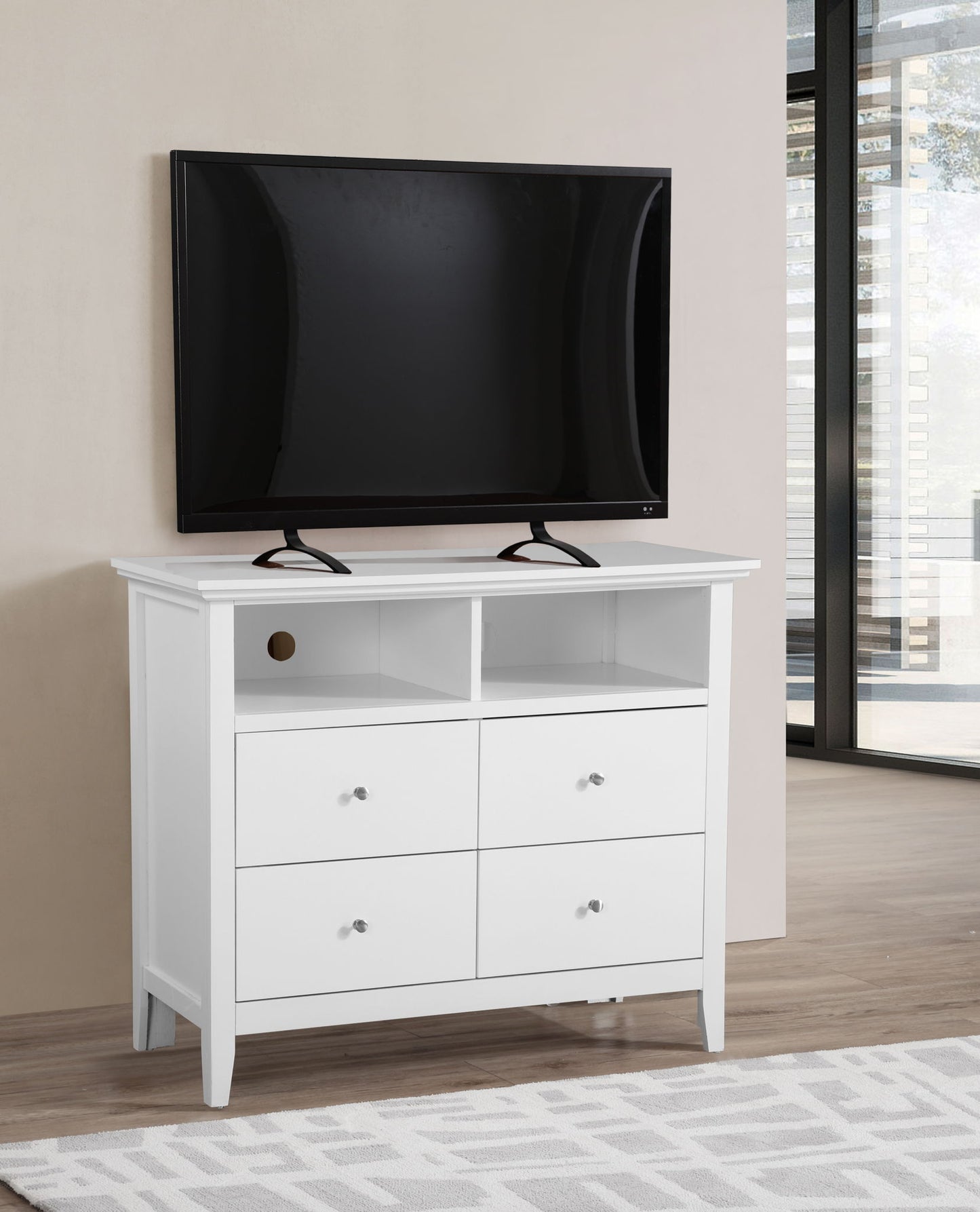 Charming Media Chest With Storage