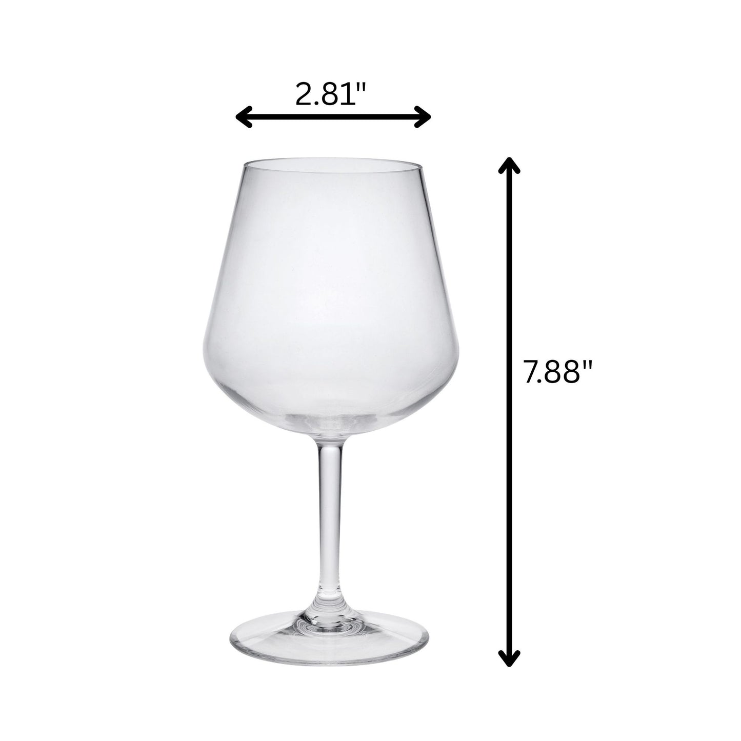 Lexington Tritan - Plastic Wine Glasses (Set of 4), Unbreakable, Bpa Free, 20Oz - Clear