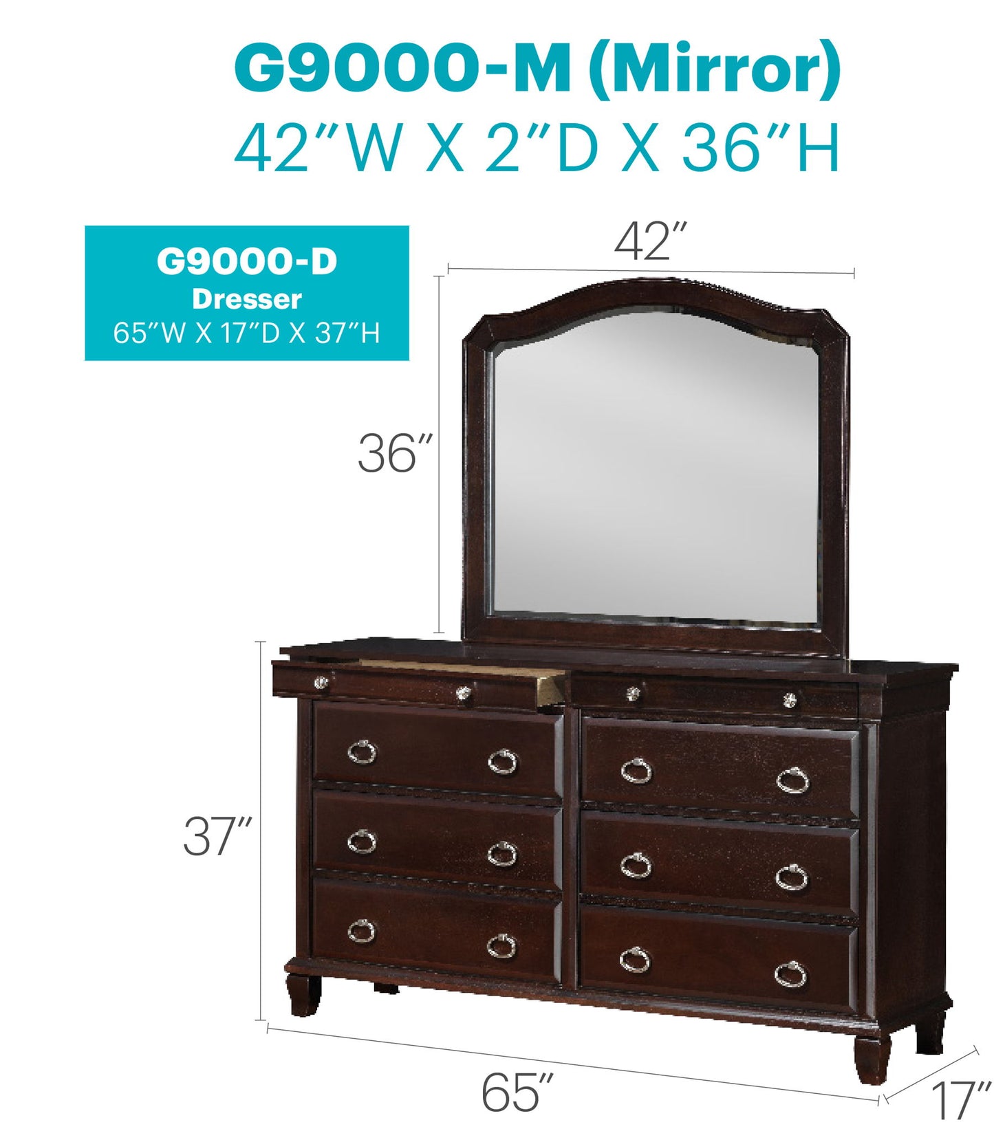Triton - Dresser - Cappuccino