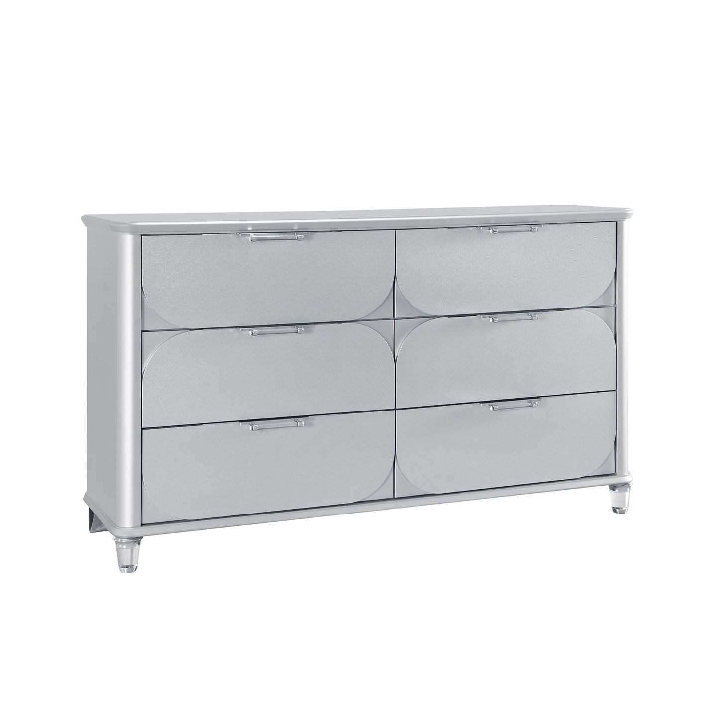 Laura - 5 Piece Bedroom Set With Upholstered Headboard