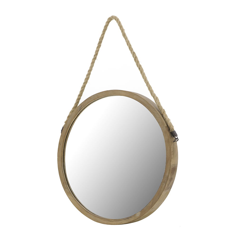 Rally - Wood Mirror - Brown