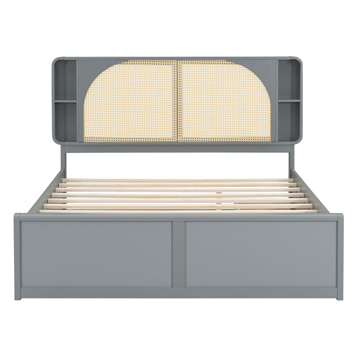 Headboard Bed With 2 Drawers And Trundle