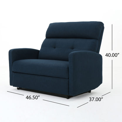 Alma - Contemporary Upholstered Loveseat Recliner