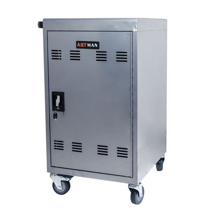 Mobile Charging Cart Station For Chromebook, Tablet And Laptop Computer With Power Strip Included