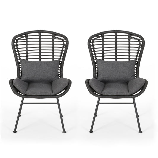 Calypso - Outdoor Chair With Water Resistance Cushion And Iron Frame