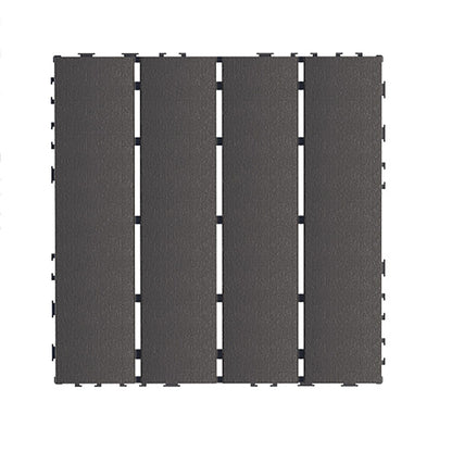 Plastic Interlocking 44 Pack Patio Deck Tiles, Square Waterproof Outdoor All Weather Use