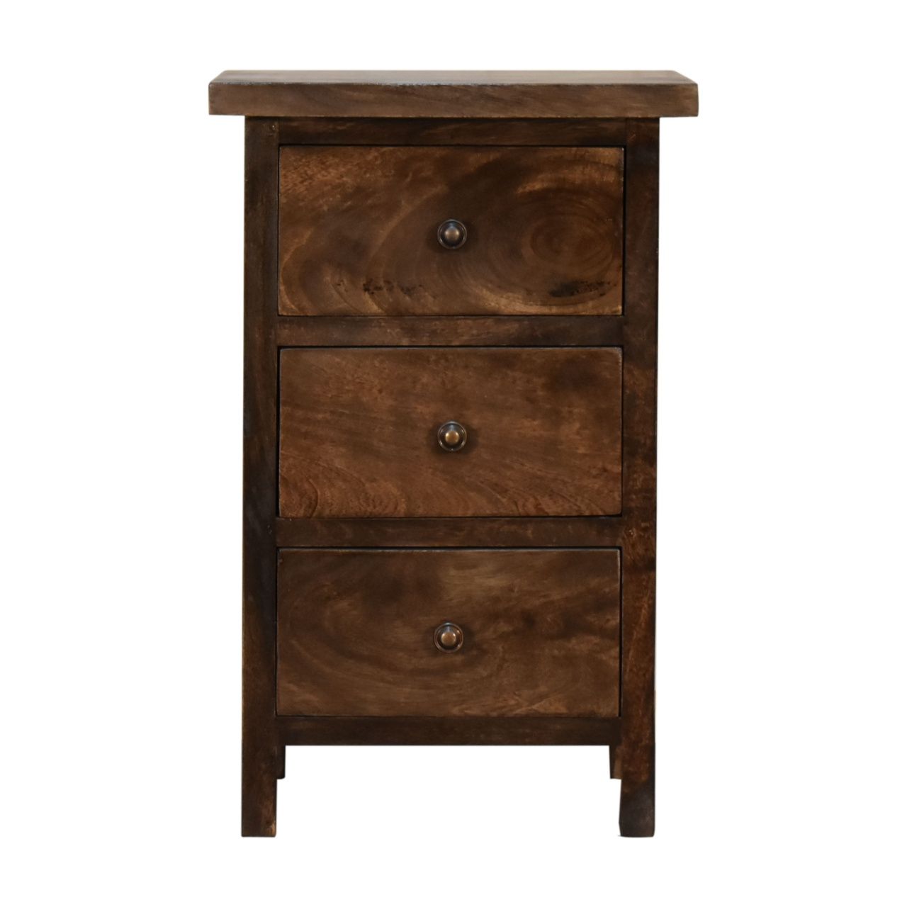 Mini Classic Country Bedside Table - Gray