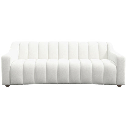 Marcus - Luxury Tight Back Boucle Couch - Cream / Creamy White / Ivory