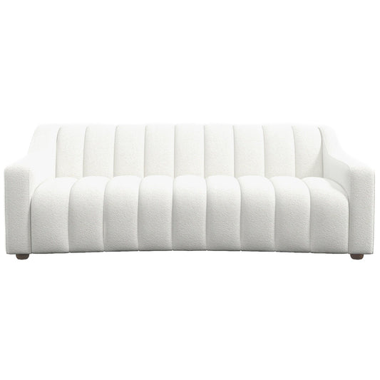 Marcus - Luxury Tight Back Boucle Couch - Cream / Creamy White / Ivory