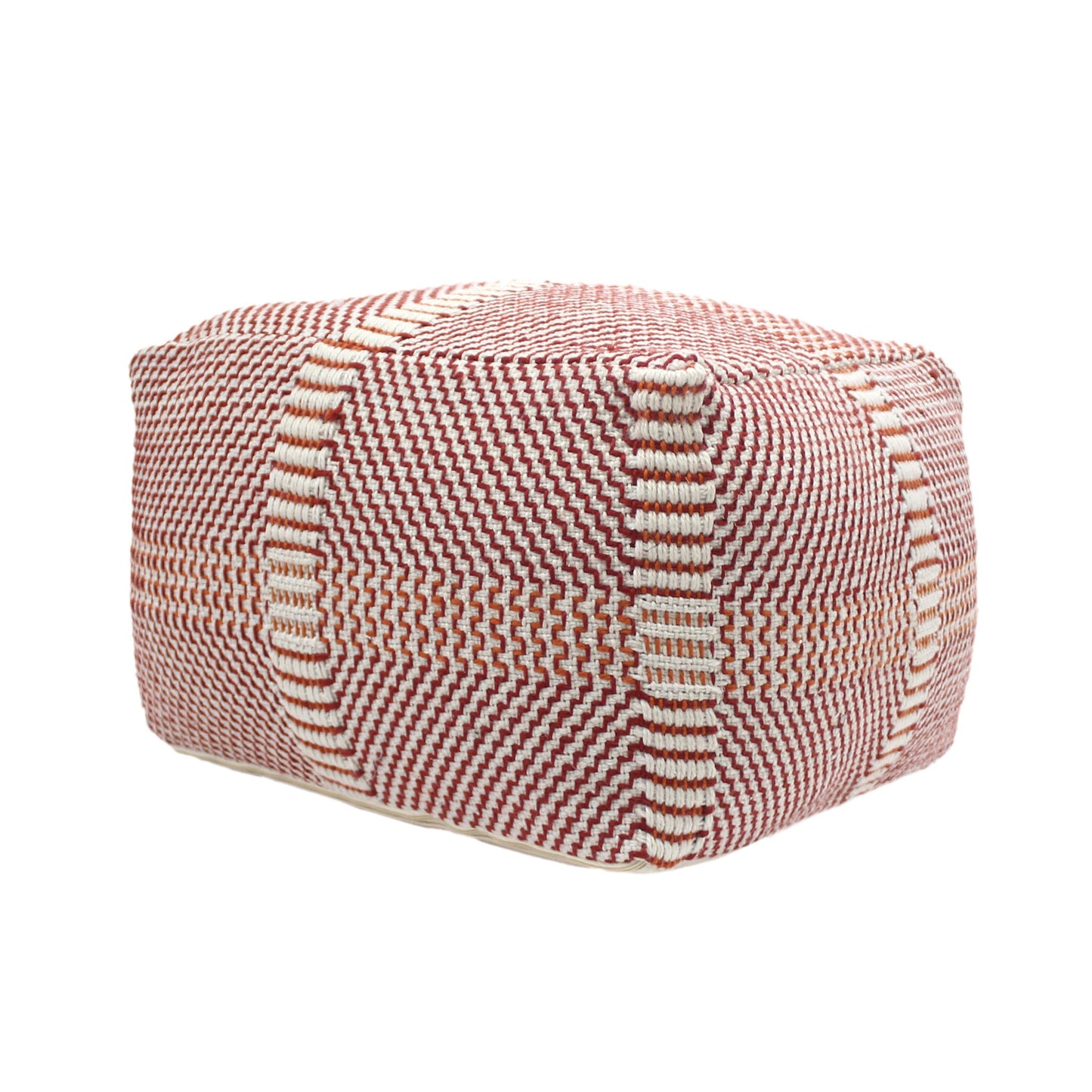 Morro Bay - Handcrafted Water Resistant Pouf - Multi Color