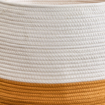 Francis - Cotton Round Laundry And Storage Basket