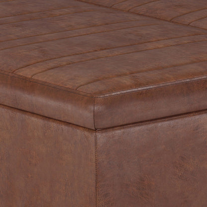 Ellis - Coffee Table Storage Ottoman Contemporary Design