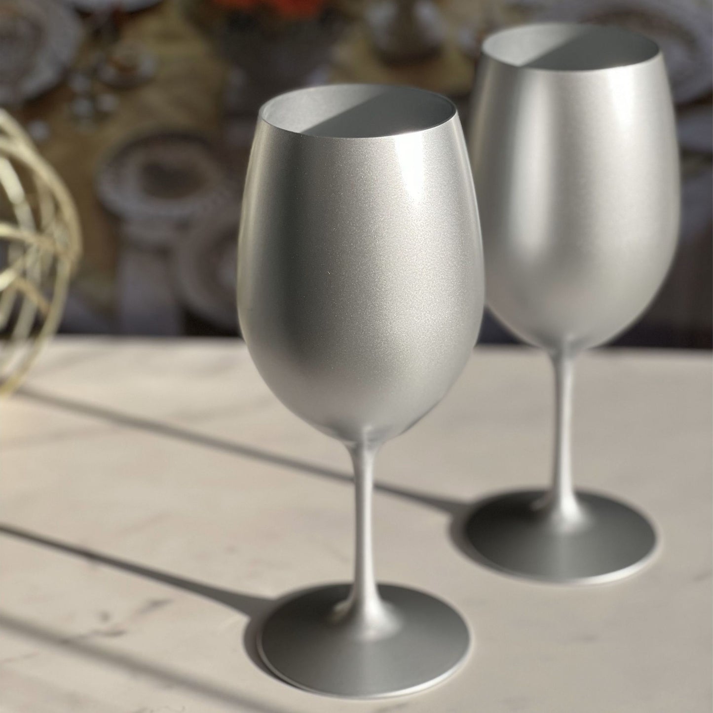 Leadingware Tritan Hammer Plastic Wine Glasses (Set of 4)