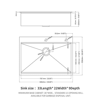 Drop In Kitchen Sink With Workstation, 16 Gauge - Brushed Nickel