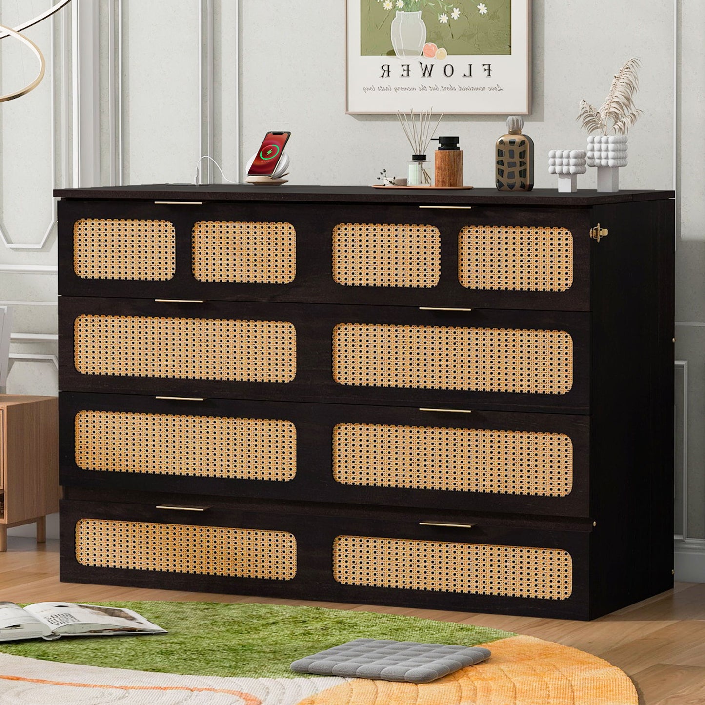 Classic Stylish Murphy Bed With Large Drawers