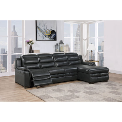 Coco - Blanche Sofa Bed With USB - Dark Gray