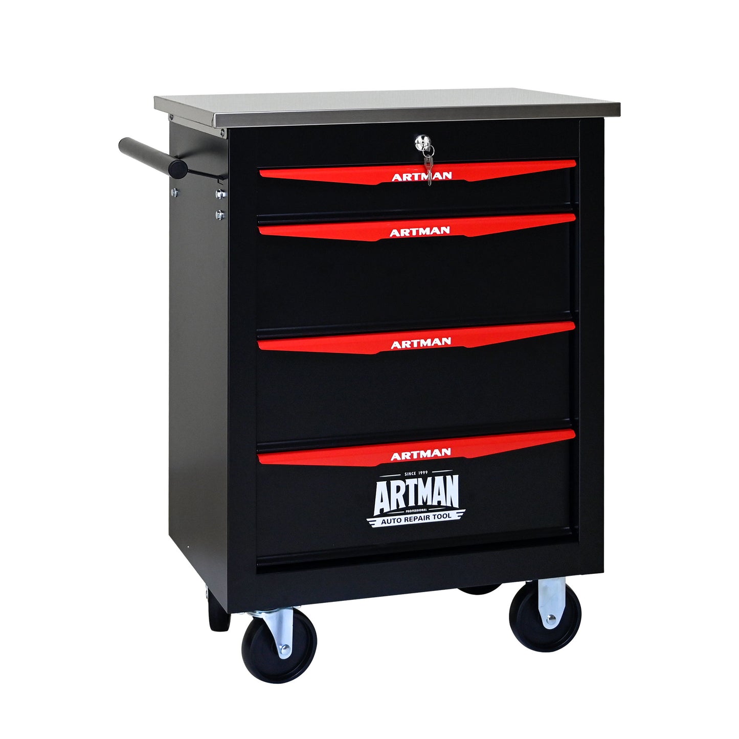 Drawer Multifunctional Tool Cart With Wheels For Garage