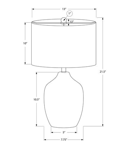 Lighting, Table Lamp, Ceramic, Transitional - Black / Cream