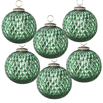 Christmas Ball Ornaments, Glass Decorative Hanging Ball Christmas Tree Ornaments For Holiday Decorations