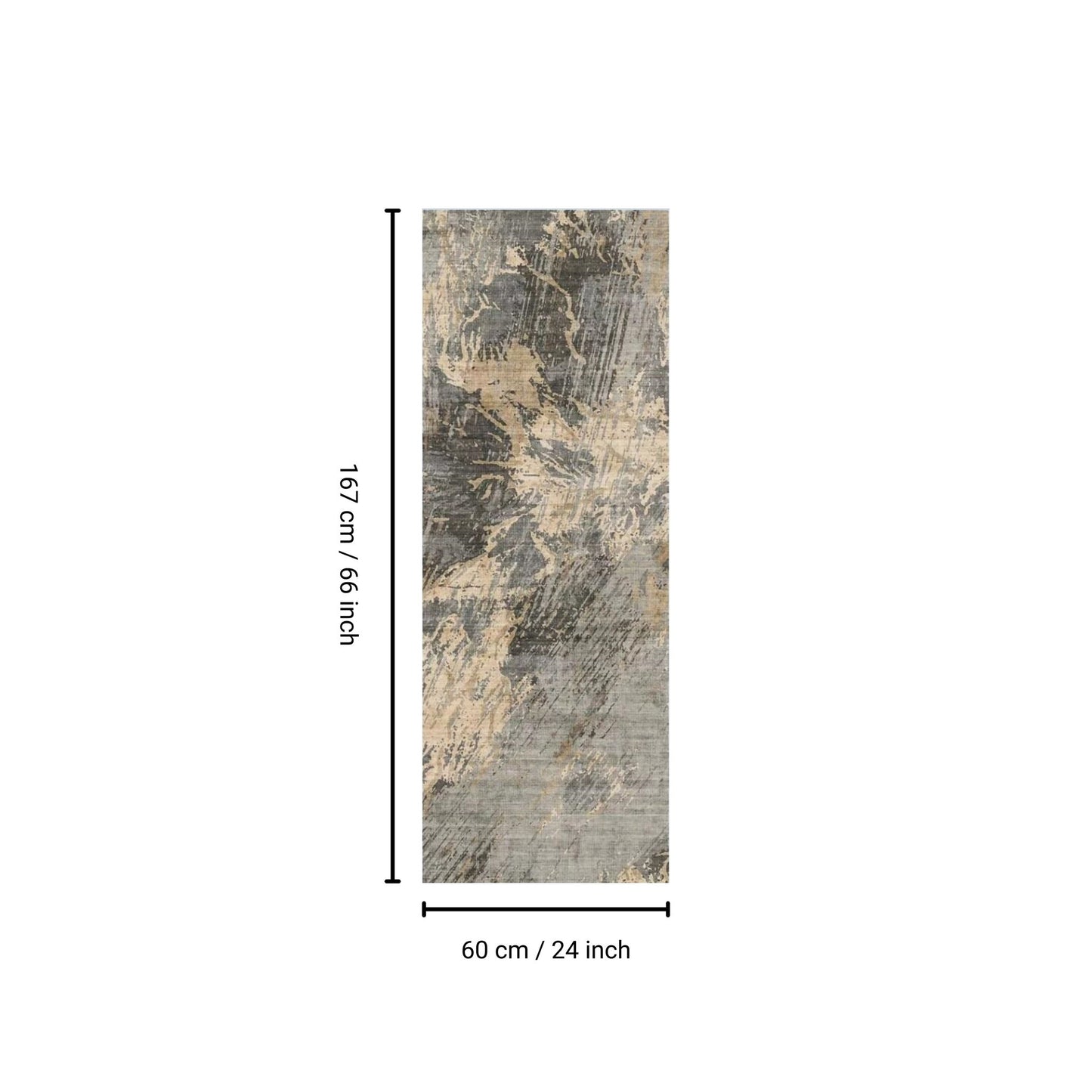 Fenix - Runner Rug - Cream / Gray
