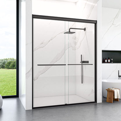 Modern Semi Frameless Double Sliding Shower Door