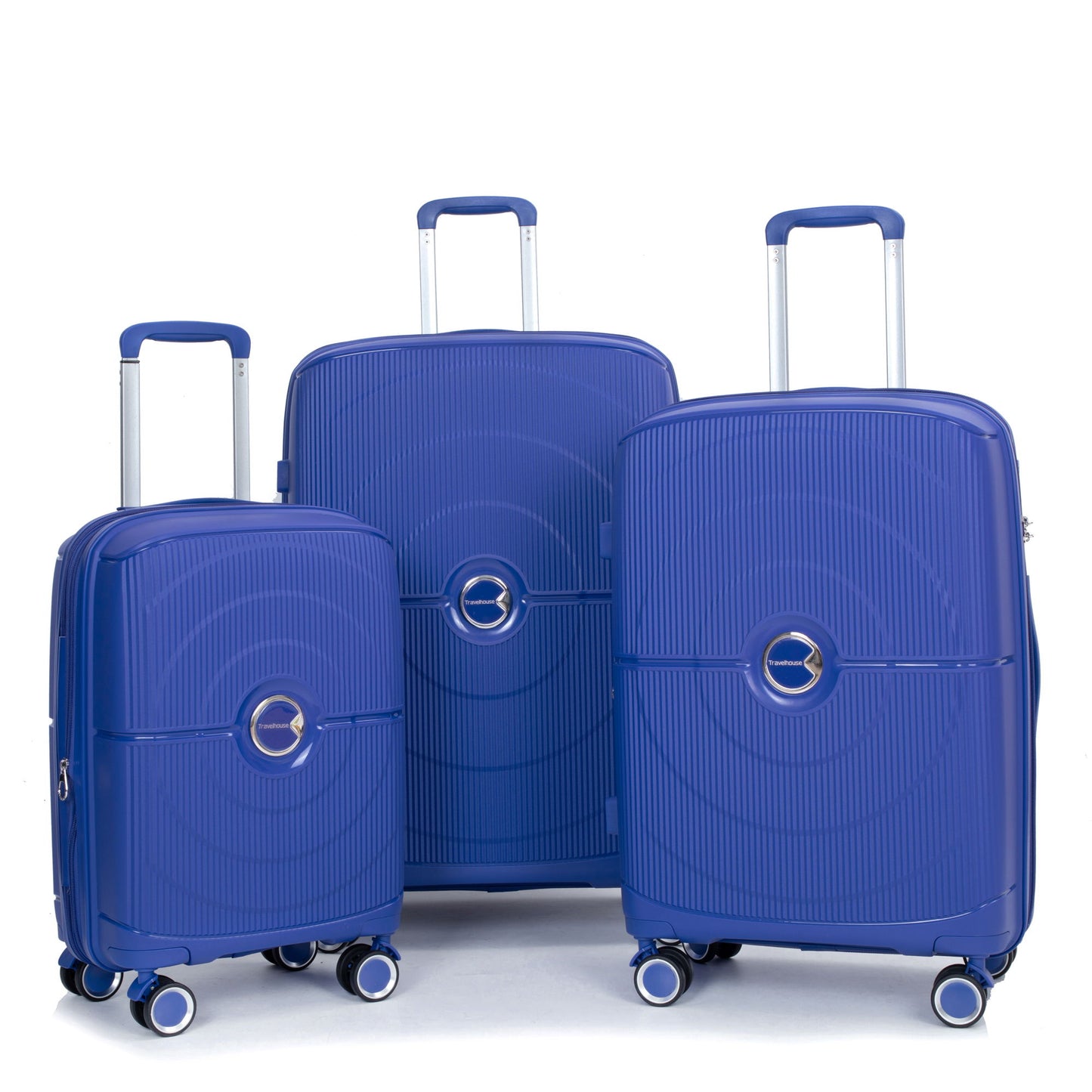 Expandable Hardshell Suitcase Double Spinner Wheels Luggage Sets