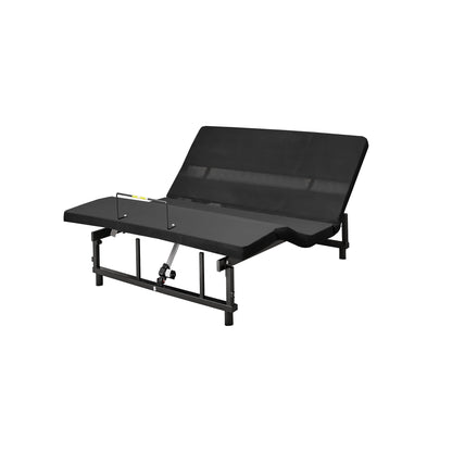 Adjustable Bed Base Frame Queen With Head And Foot Incline Wireless Remote - Antique Black
