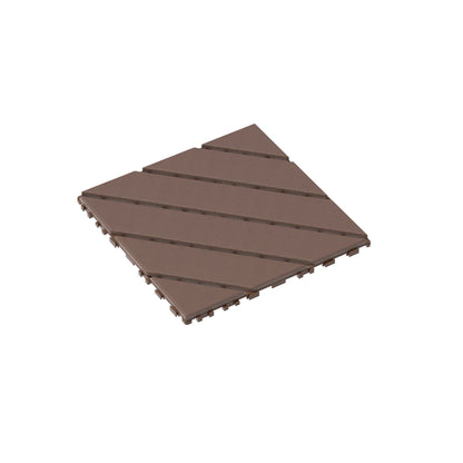 Durable Plastic Interlocking Deck Tiles, Waterproof Outdoor And Indoor Use