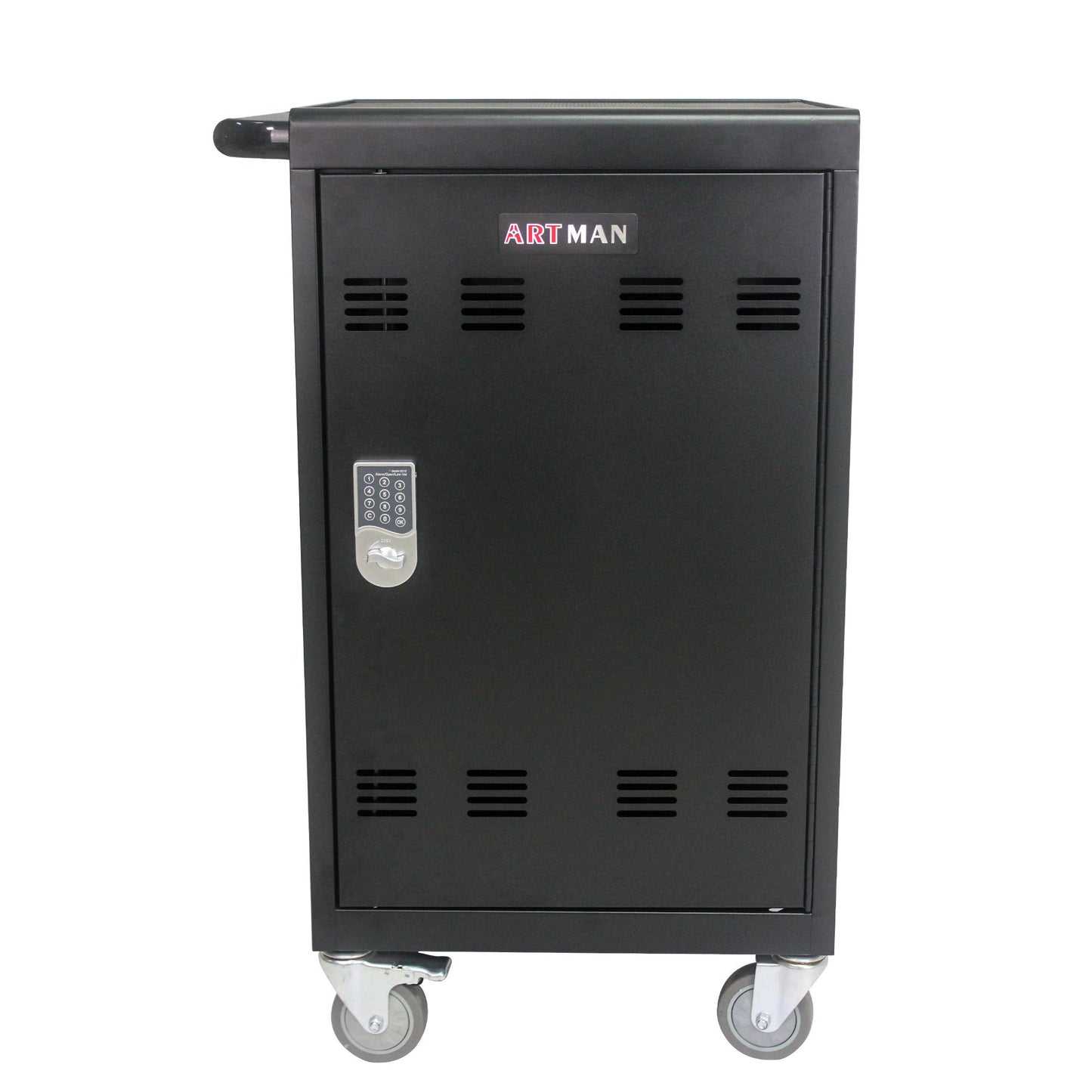 Mobile Charging Cart And Cabinet For Tablets Laptops 30 Device With Combination Lock