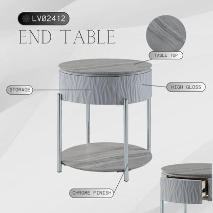 Yukino - High Gloss Table