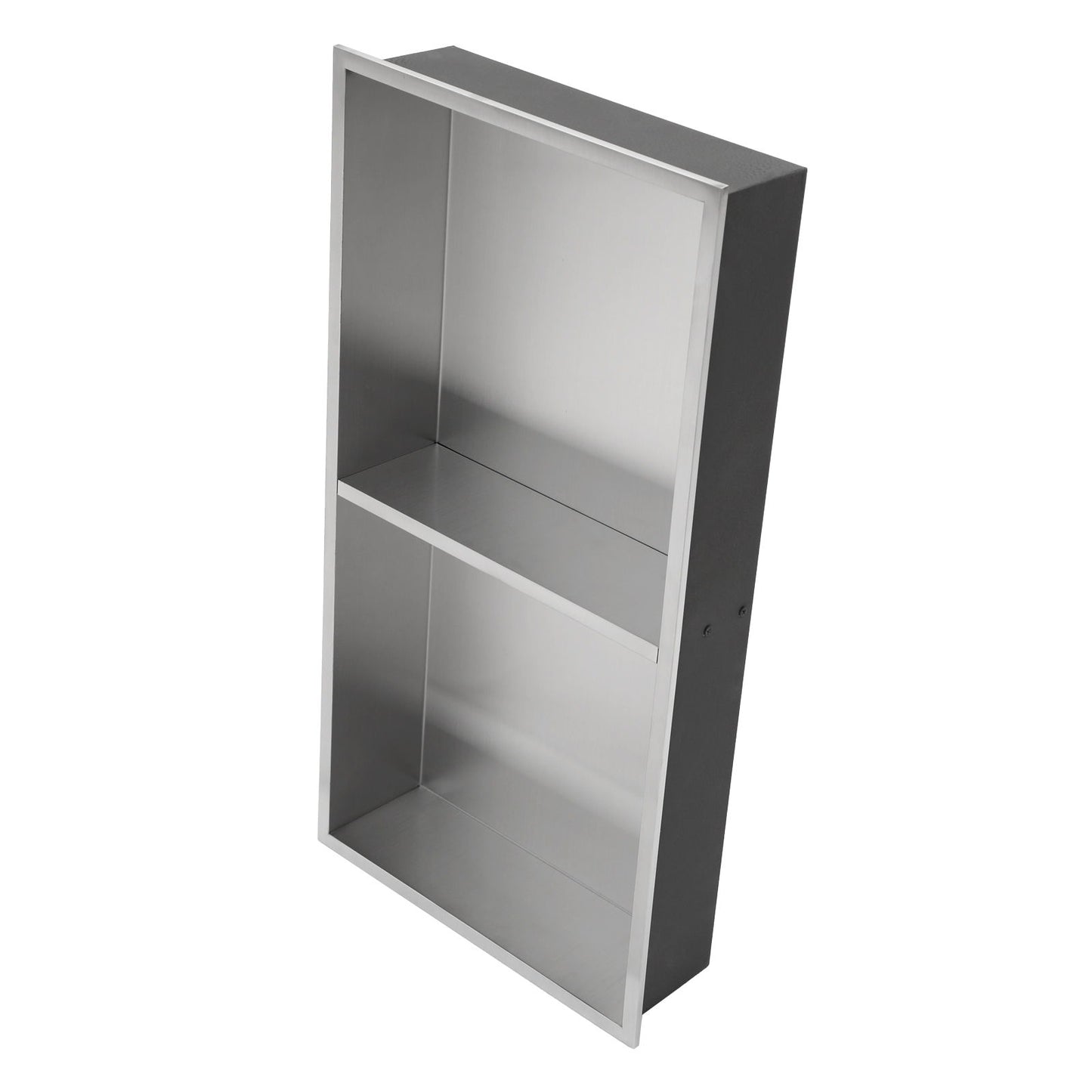 Modern Stainless Steel Shower Niche Double Shelf For Bathroom