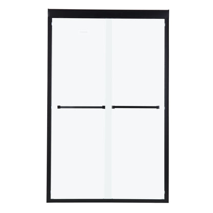 Modern Double Sliding Shower Enclosure, Tempered Glass