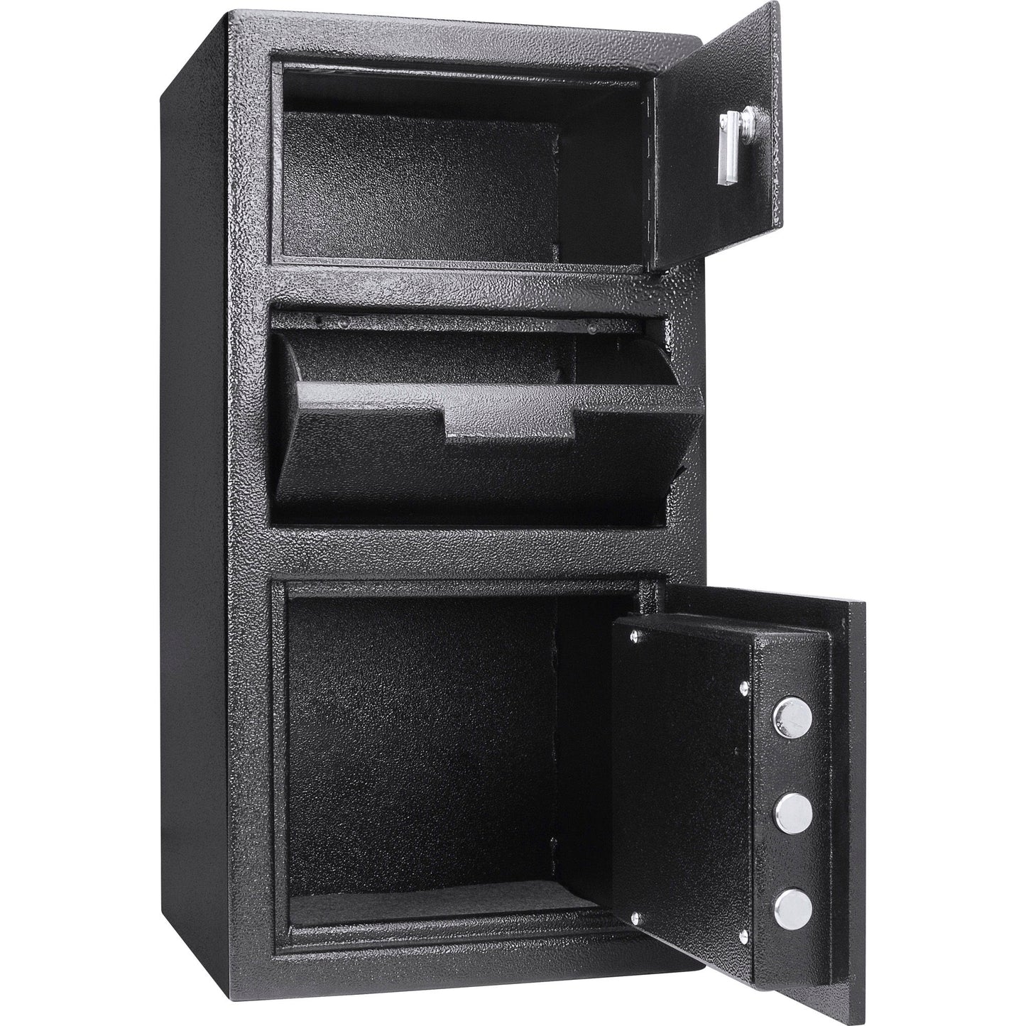 Large Locker Depository Safe With Digital Keypad 0 72 0 78 Cubic Ft - Black