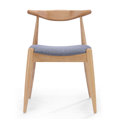 Candescent - Dining Chair With Curved Back And Wood Frame (Set of 2)