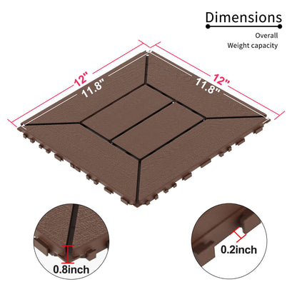 New Style Patio Diy Module Interlocking Decking Tiles, Floor Outdoor And Indoor, Easy And Quick Installation