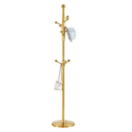 Modern Stainless Steel Spray Painted Hanger With Solid Wood Reinforcement