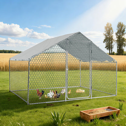 Outdoor Chicken Coop Metal Big Space
