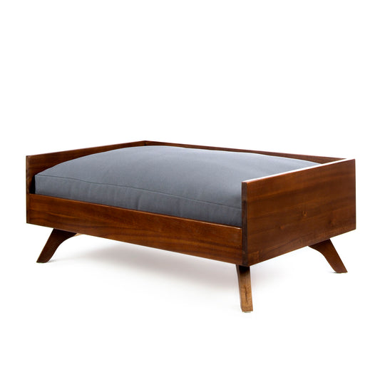 Dog Bed With High Quality Mattress - Gray / Brown