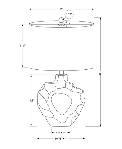 Lighting, Table Lamp, Modern - Cream