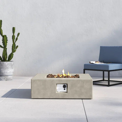 Streamlined Aesthetic Outdoor Fire Pit Table