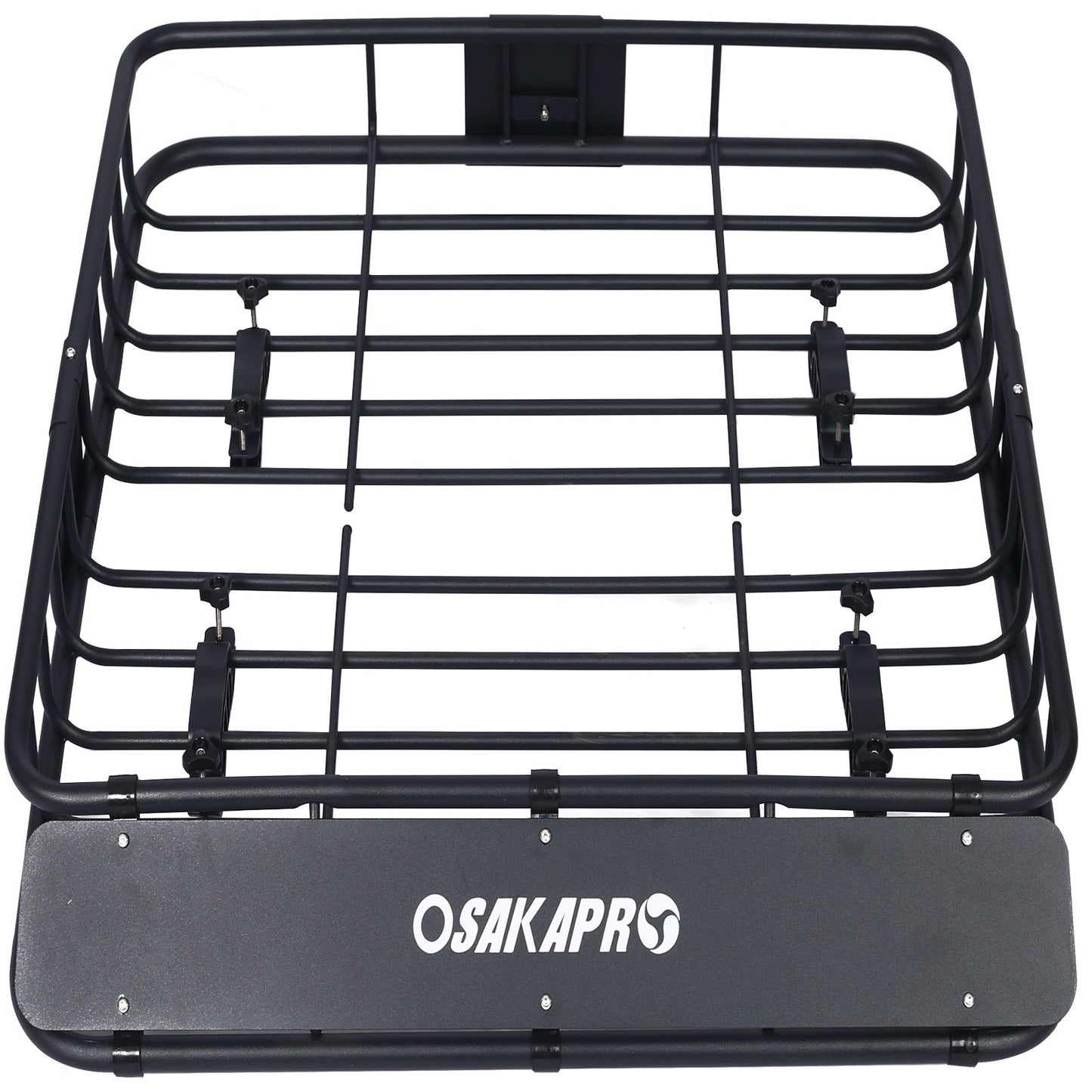 Motoring Rooftop Cargo Carrier Basket Steel, Universal Fit Roof Rack