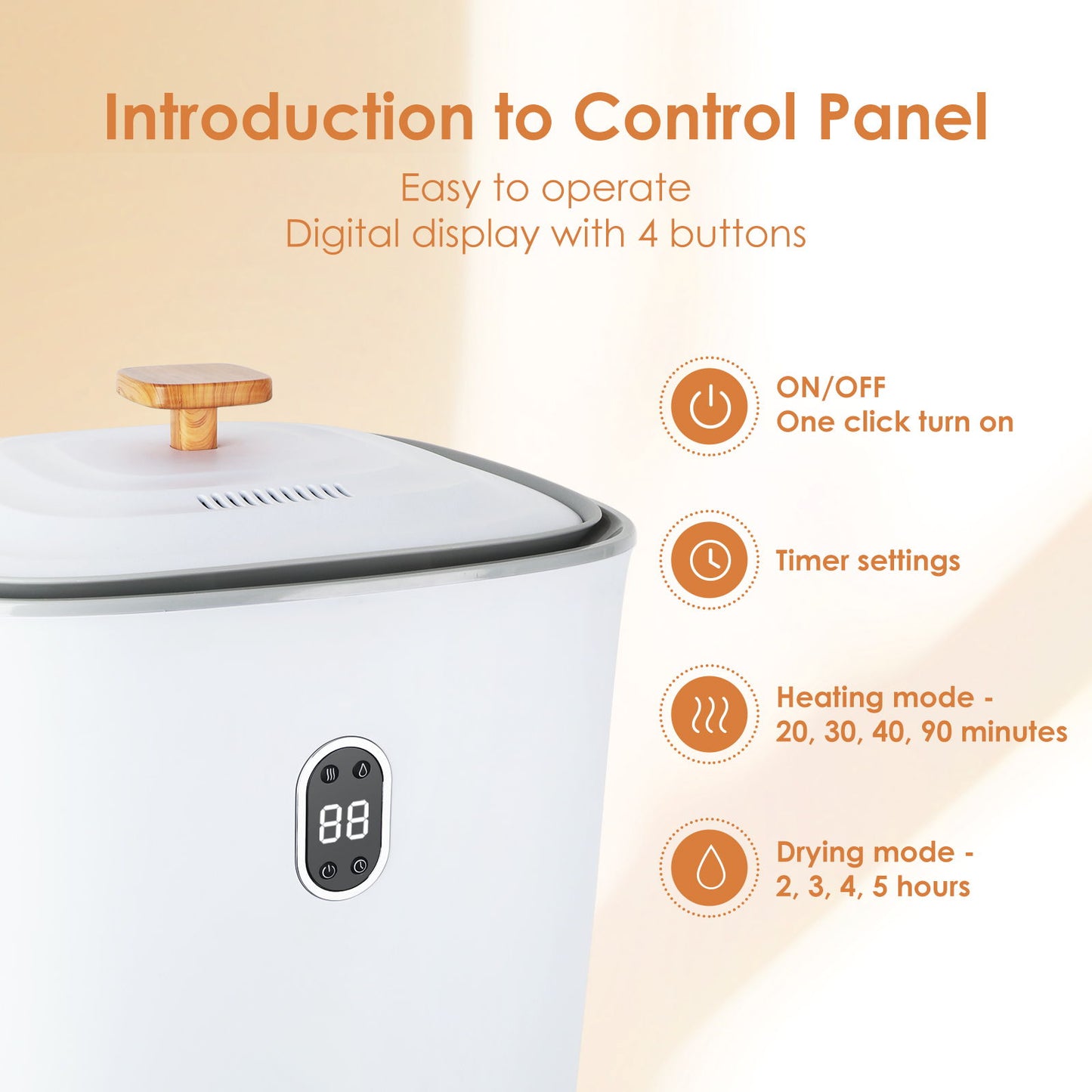 Extra Large Towel Warmers, Luxury Bucket Towel Warmers, Large Towel Warmers For The Bathroom - White